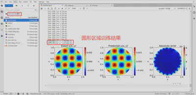 2D Poisson Equation with round Domain