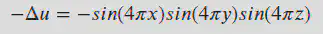 3D Poisson Equation 